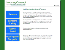 Tablet Screenshot of housingconnect.net
